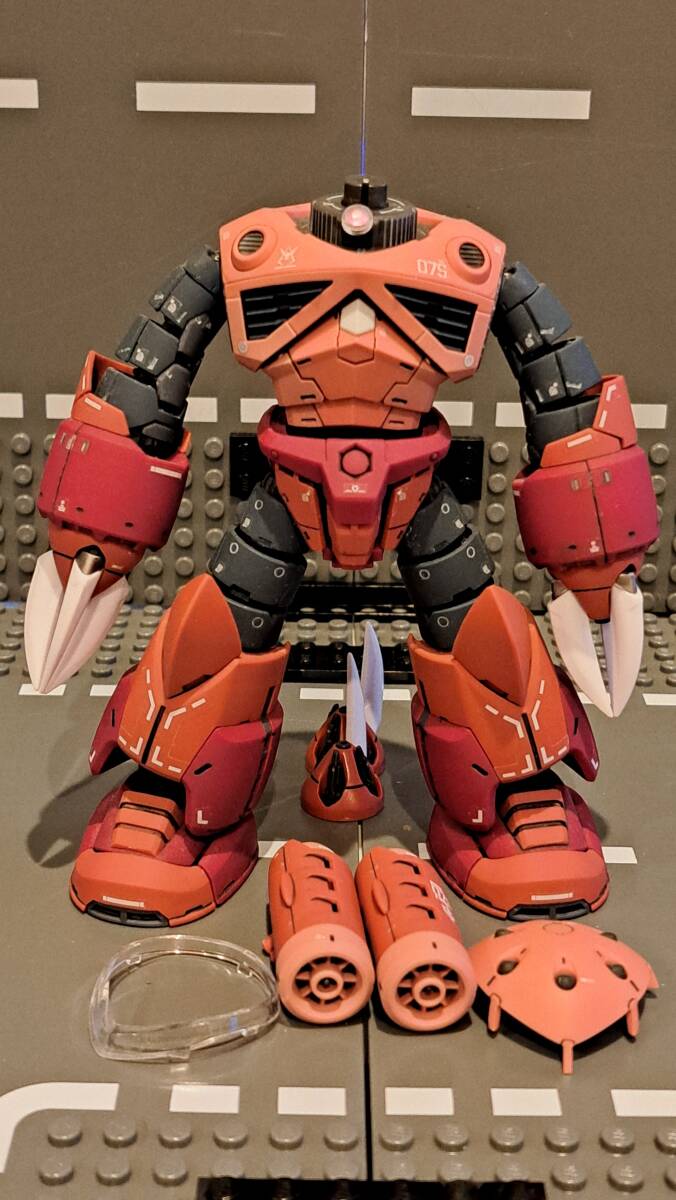 007 RG 1/144 MSM-07S シャア専用ズゴック 完成品 トップコート 墨入れのみ拍卖