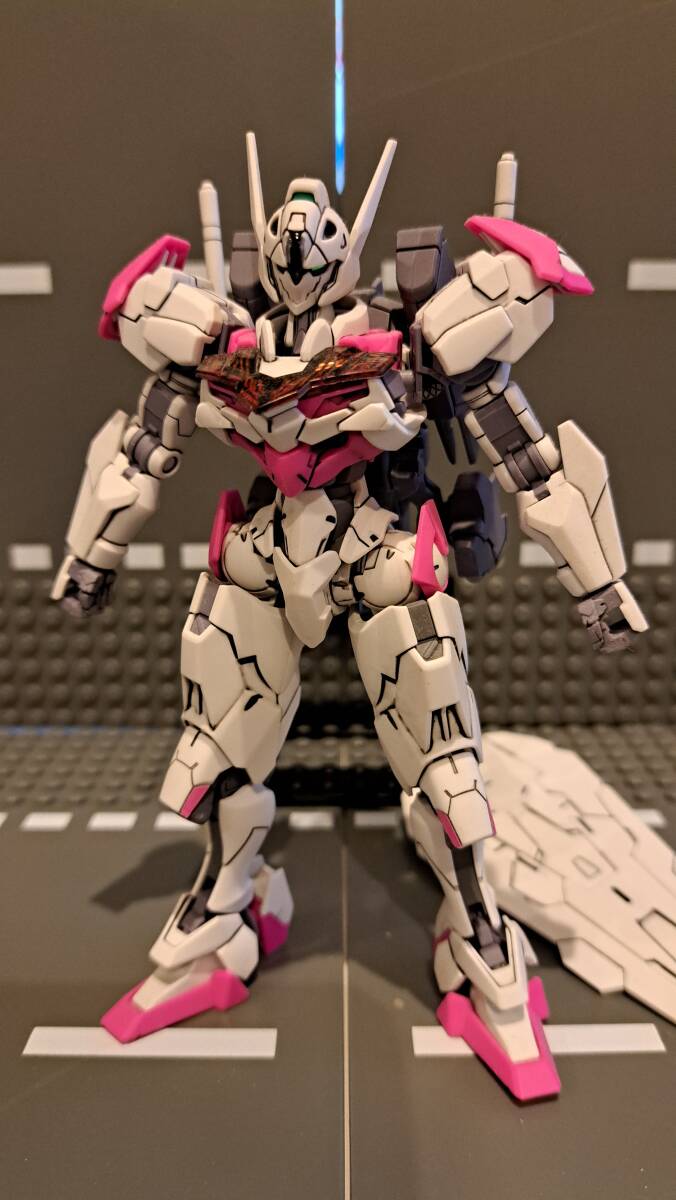 007 HG 1/144 ガンダムルブリス 完成品 トップコート 墨入れのみ拍卖