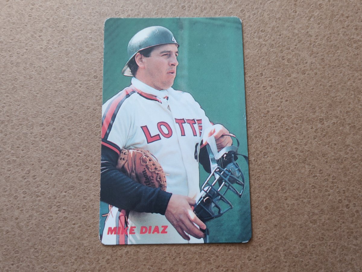 ディアズ ロッテオリオンズ '91プロ野球カード カルビー拍卖
