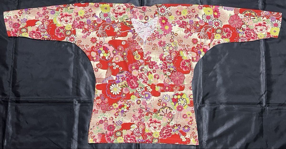 鯉口シャツ レディース Sサイズ 花柄 NO.897拍卖