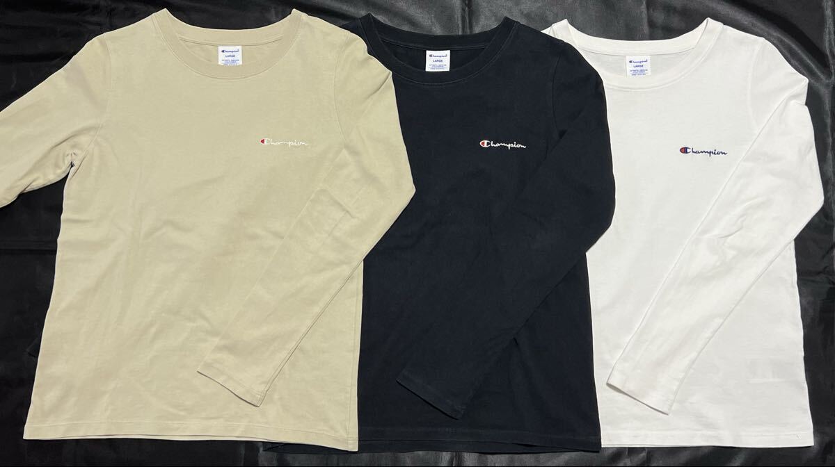 ★3枚セット★ チャンピオン Champion ウィメンズ ロングスリーブTシャツ25FW NO.894拍卖