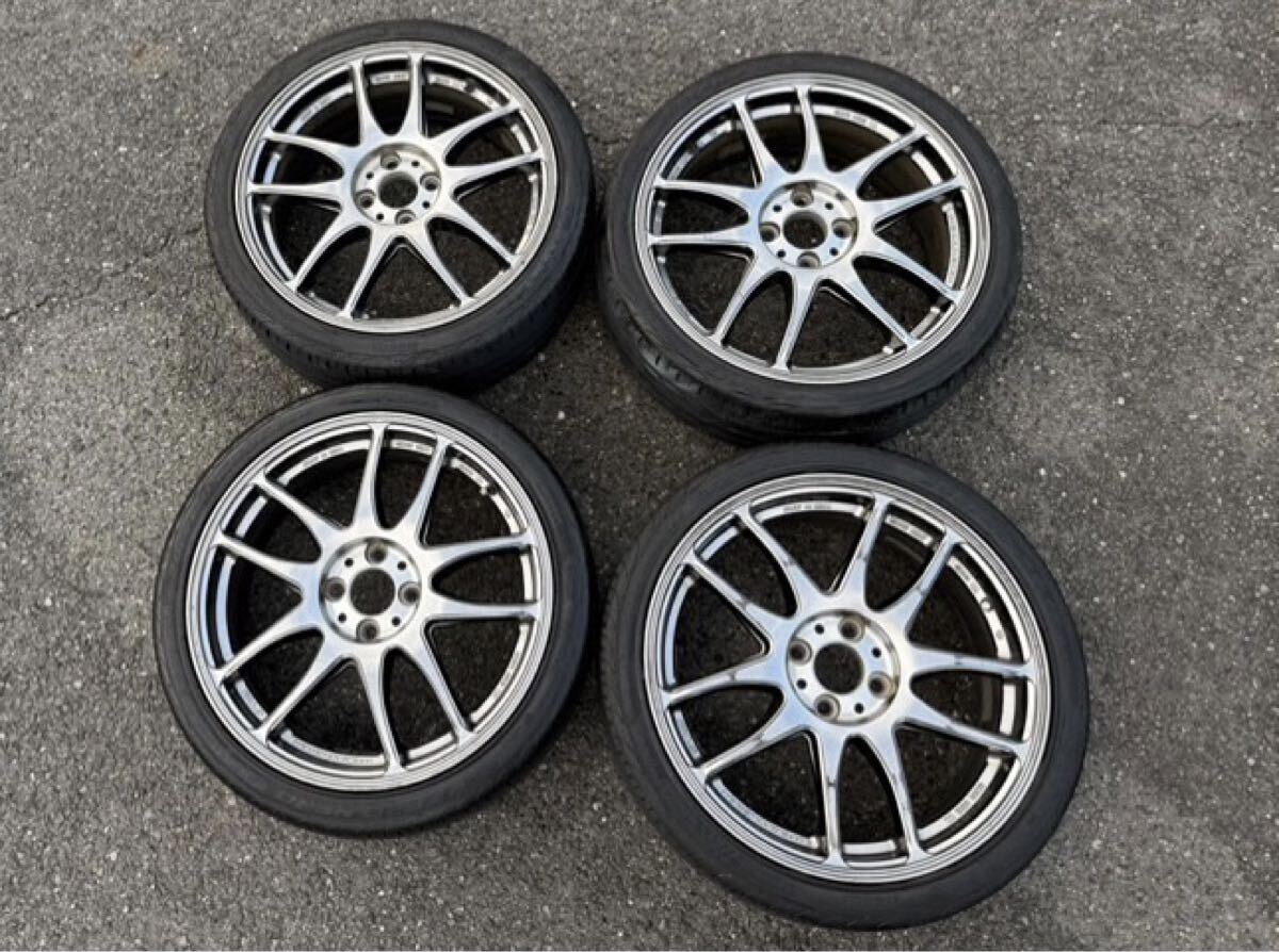 WARK エモーション 極 Khwami 17×7J +53 205/40ZR17 4本 PCD100拍卖