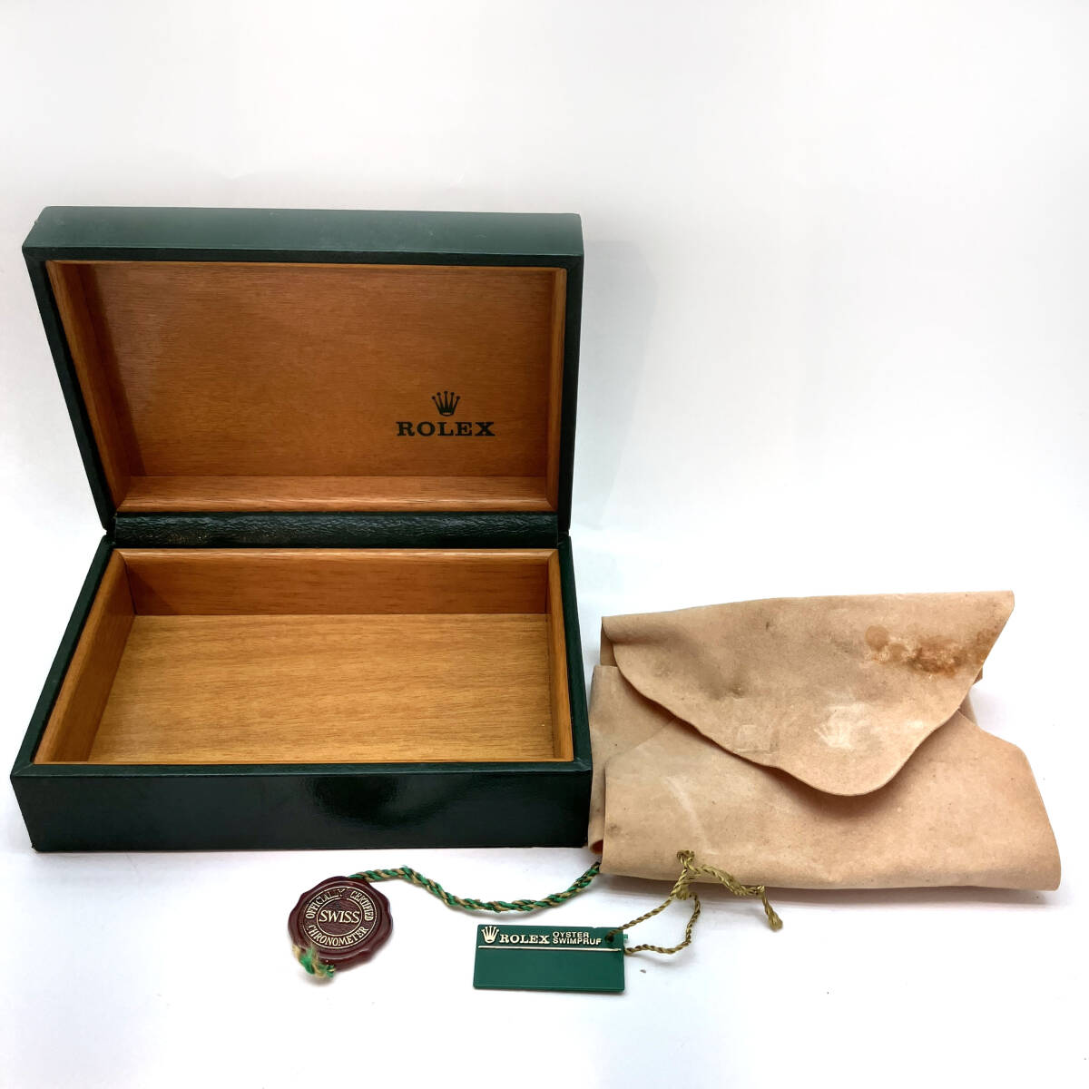 tu170 ROLEX ロレックス ボックスのみ 緑 ※中古/難あり拍卖