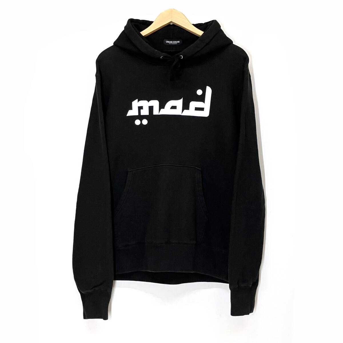 tu130 アンダーカバー UNDER COVER MAD パーカー メンズ ブラック ※中古拍卖