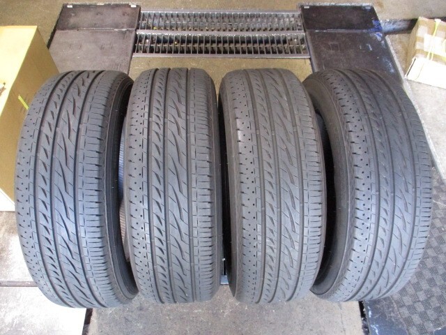 中古タイヤ 4本セット 215/60R17 96H REGNO GRVII ブリジストン BRIDGESTONE 2021年製拍卖