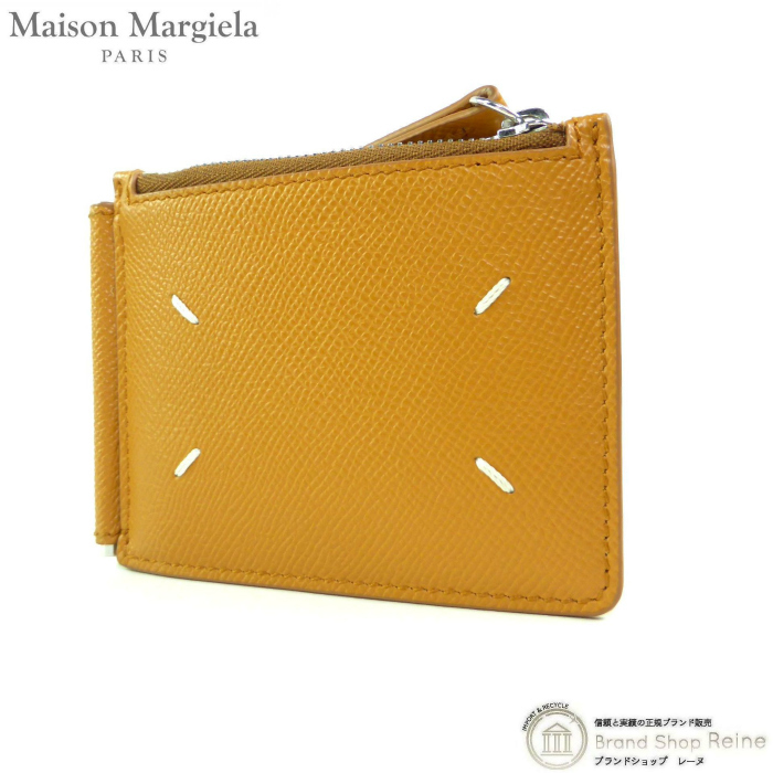 メゾン マルジェラ (Maison Margiela) マネークリップ ジップ バイフォールド ウォレット 二つ折り 財布 SA1UI0018 ブラウン系(中古)拍卖