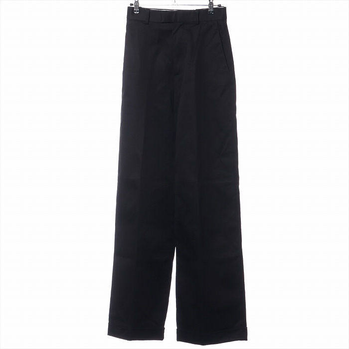 ボッテガ ヴェネタ (BOTTEGA VENETA) コットン チノパンツ ボトムス 644546 #36 ブラック ウェア(中古)拍卖