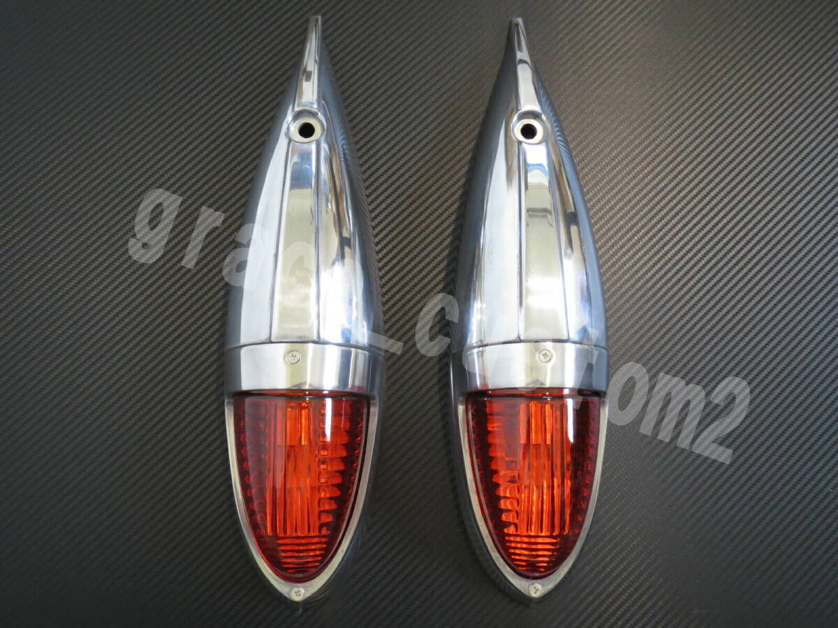 ナマズマーカー 大 オレンジ 橙 【新樹脂レンズver.】 ナマズランプ 2個 橙色 12V 24V サイドマーカー トラック カスタム 五光タイプ拍卖