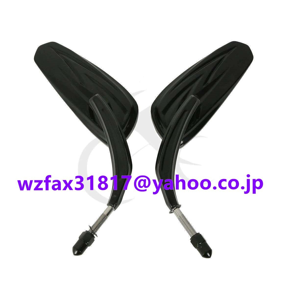 ハーレー バックミラー ブラック トライバルミラー スポーツスター ダイナ ツーリング 純正タイプ FLS XL 883 120拍卖