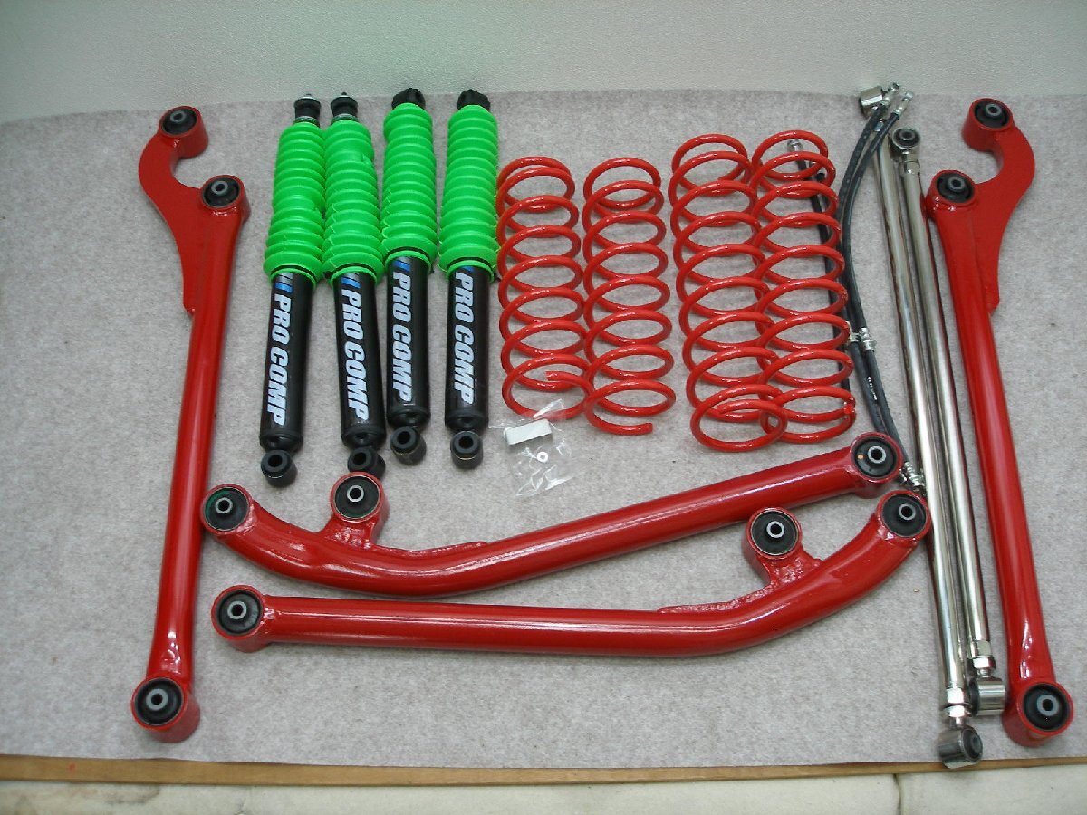 送料無料 ジムニーJB74 3インチWアームセット拍卖