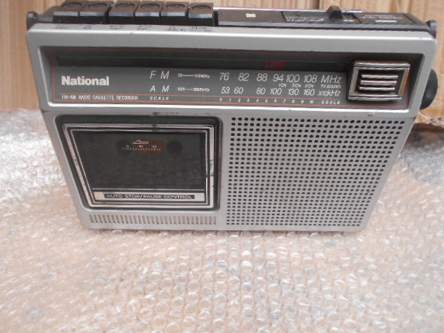 ナショナル/ National/ FM AM ラジオカセットレコーダー/ RX-1230 /ジャンク品・現状渡し拍卖