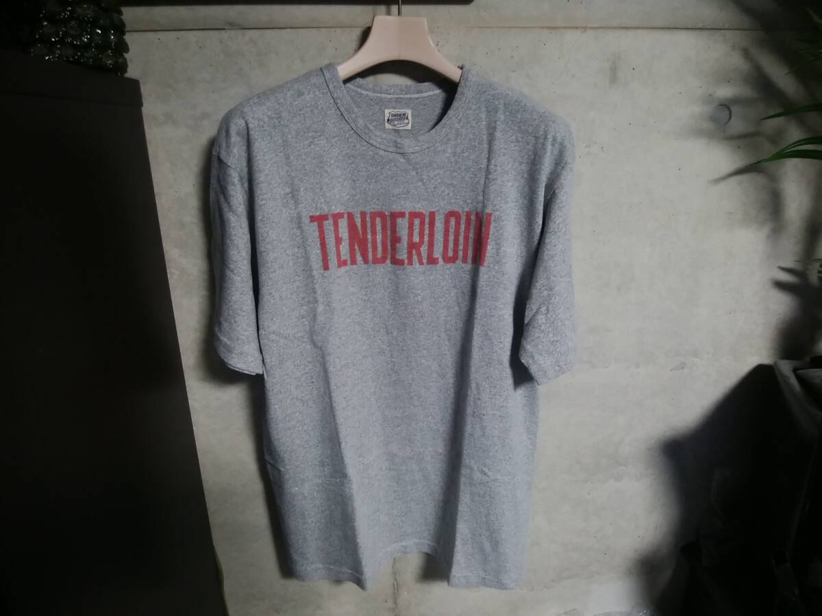 【TENDERLOIN テンダーロイン 】TシャツM 日本製 ビッグロゴ文字プリント入り 本店限定 名作 人気アイテム拍卖