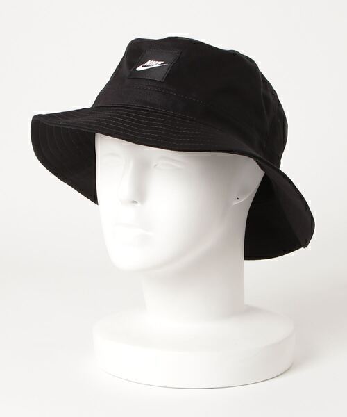 【NIKE ナイキ】バケットハットL/XL ロゴワッペン刺繍デザイン入り 定番 人気アイテム ナイキスポーツウェア キャップ拍卖