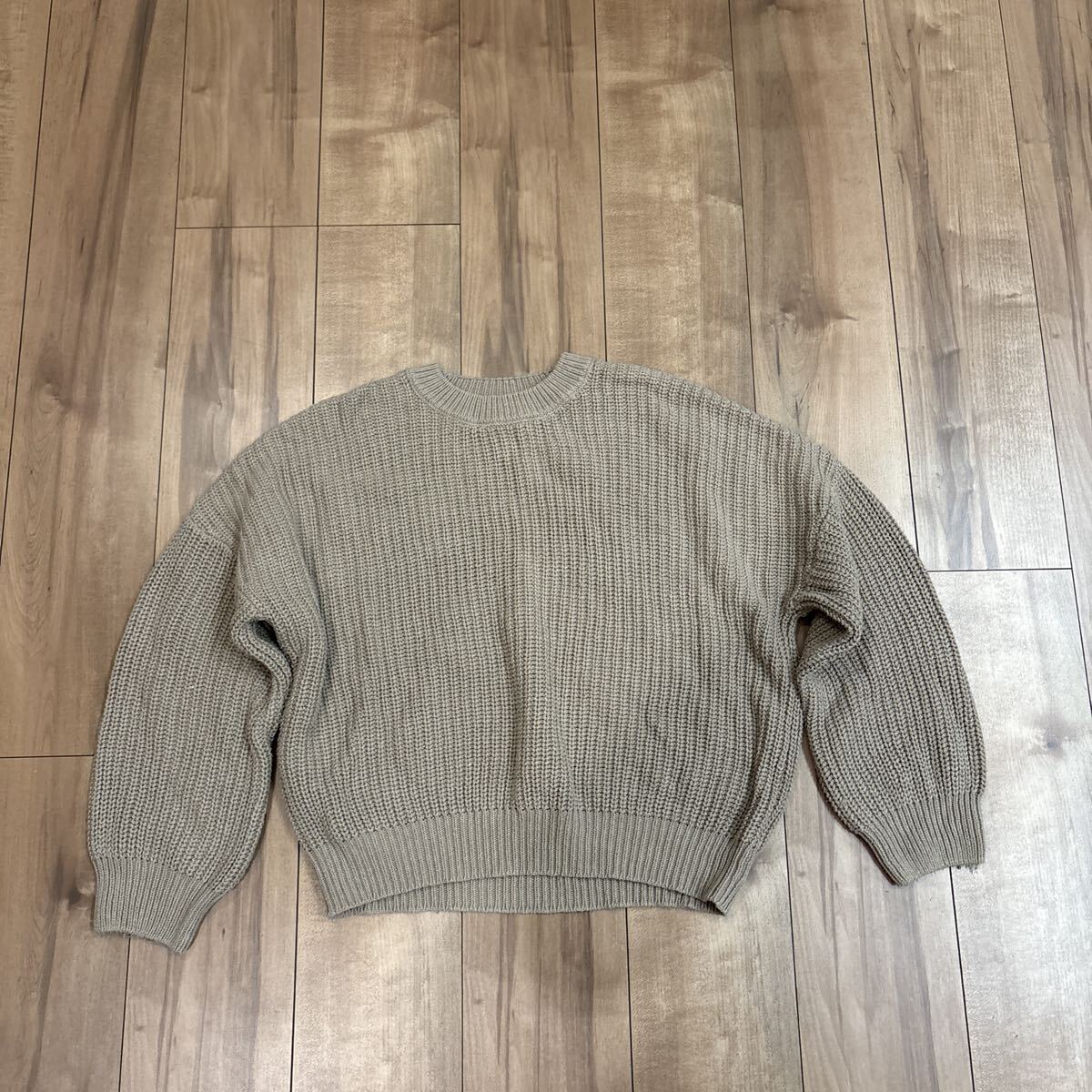 devirock ニット セーター ベージュ サイズ150 美品拍卖