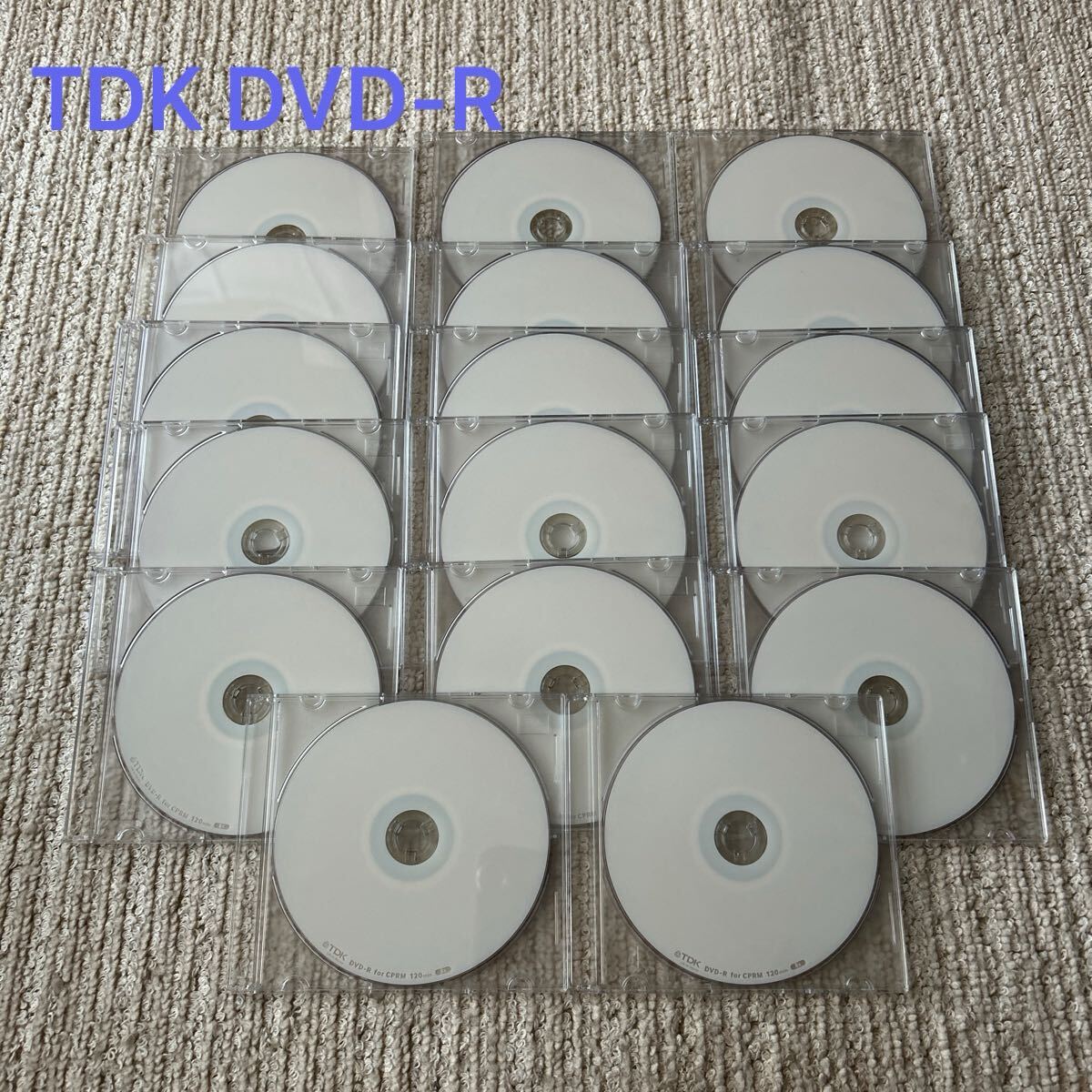 TDK DVD-R 17枚セット まとめ売り 録画用拍卖