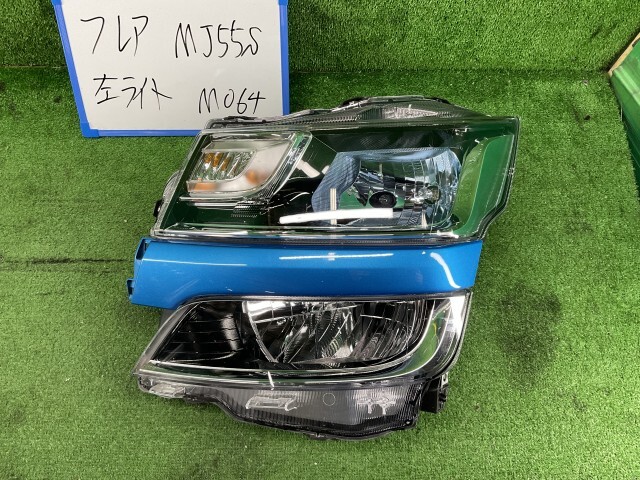 フレア DAA-MJ55S 左ヘッドランプ ヘッドライト ハイブリッドXS拍卖