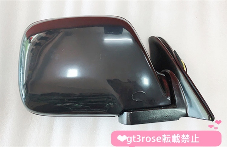 新品、未使用 1P トヨタ ランドクルーザー ランクル 80 1989-1997 電動ミラー調節 ドアミラー 左側ブラックL拍卖