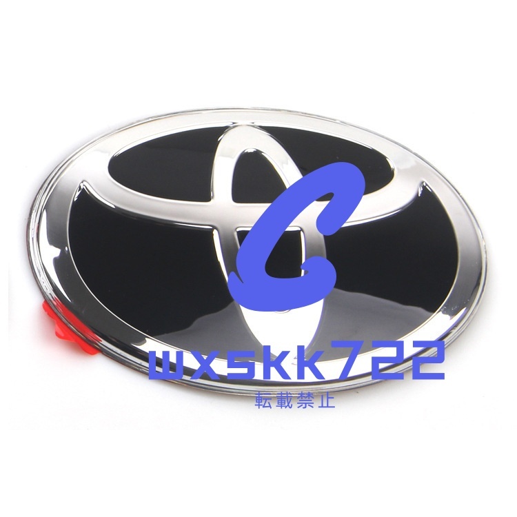 新品未使用 トヨタ 鏡面 グリル エンブレム サイズ選択 ブラック /100mm×69mm ~170mm×115mm拍卖