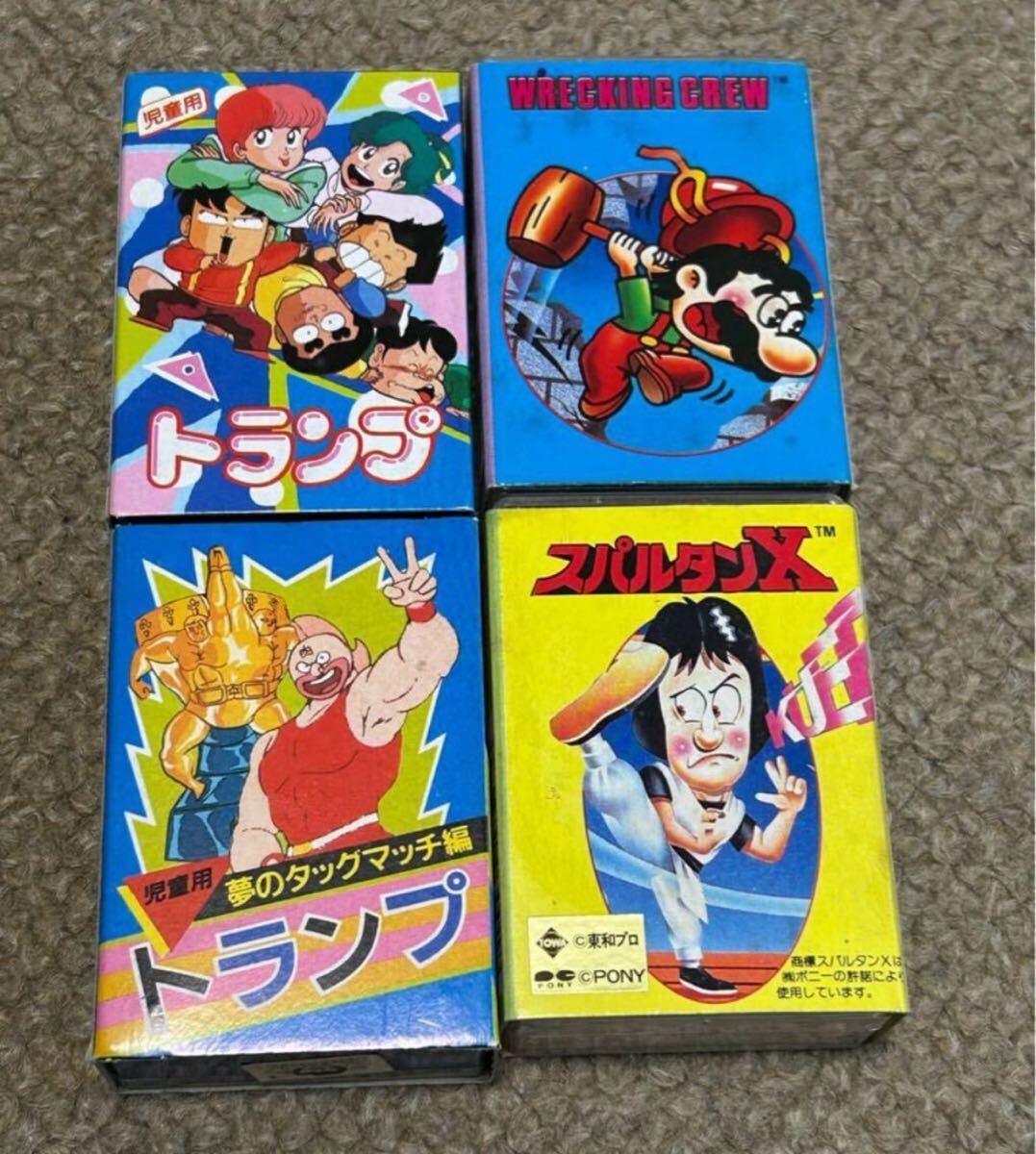 ファミコン スパルタンX 80年代昭和レトロ トランプファミリーコンピュータ 時物 マリオ 筋肉マン 奇面組 セイカノート amada拍卖