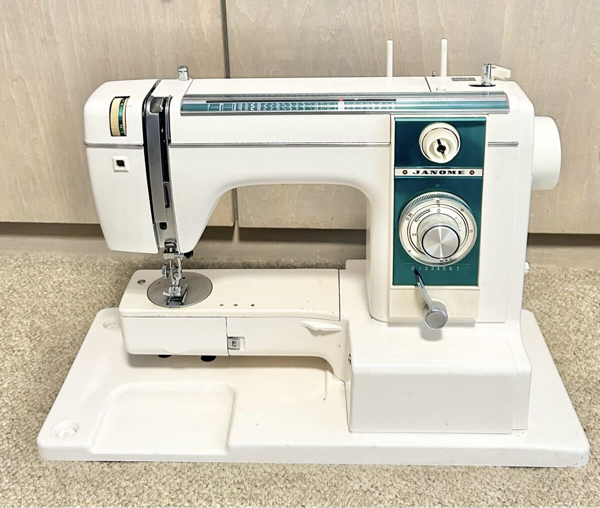 JANOME ジャノメ★MODEL813 アンティークミシン ハンドクラフト ミシン【中古/現状品/動作未確認ジャンク】拍卖