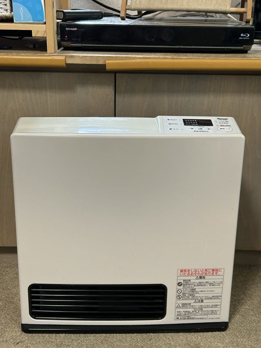 Rinnai リンナイガスファンヒーター 2015年製SRC-363E LPガス用 動作未確認 現状 ジャンク拍卖