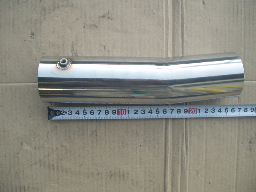 ステンレスマフラーカッター テールエンド 少し跳ね上げ ミニバン VIP ハイソ 街道レーサー 拍卖