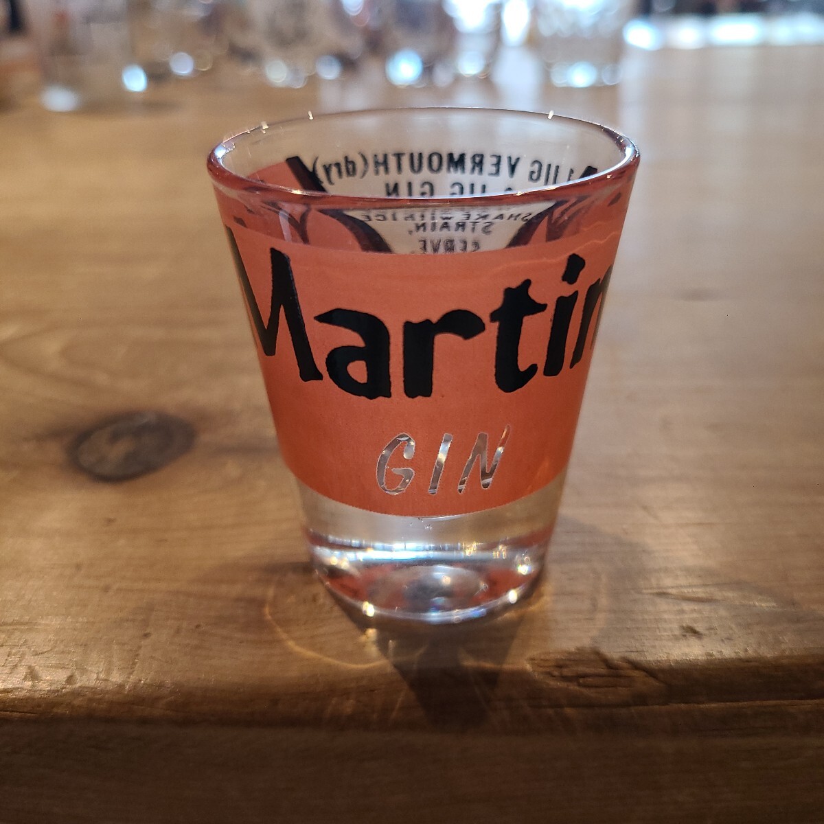 Martin GIN ショットグラス グラス コップ マティーニ拍卖