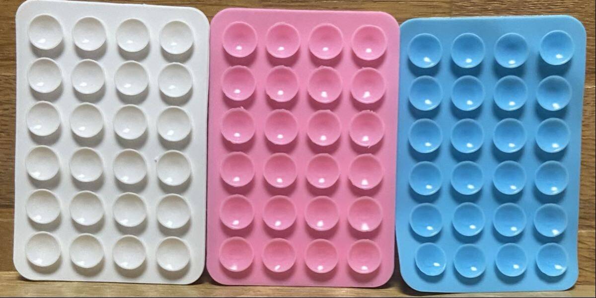 吸盤付きシリコン携帯電話ホルダー(3個セット)拍卖