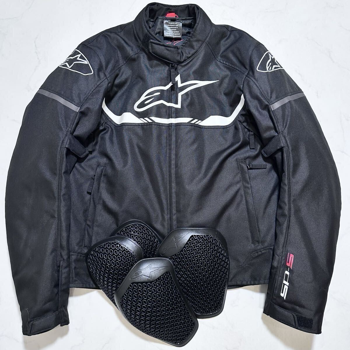未使用級 L◎アルパインスターズ T-SPS ライディングジャケット ライナー プロテクター 防水 ブラック 黒 バイクウェア メンズ alpinestars拍卖