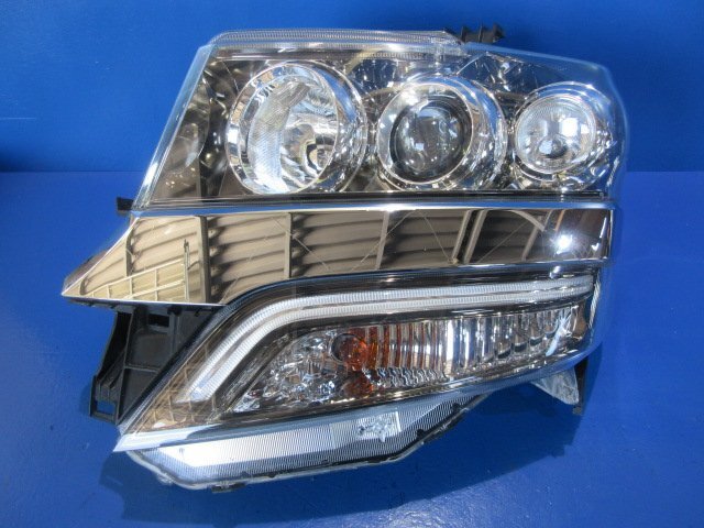 ホンダ N-BOX カスタム GLパッケージ JF1 JF2 純正 左 ヘッドライト HID 100-62038 B2-3-3 0314拍卖