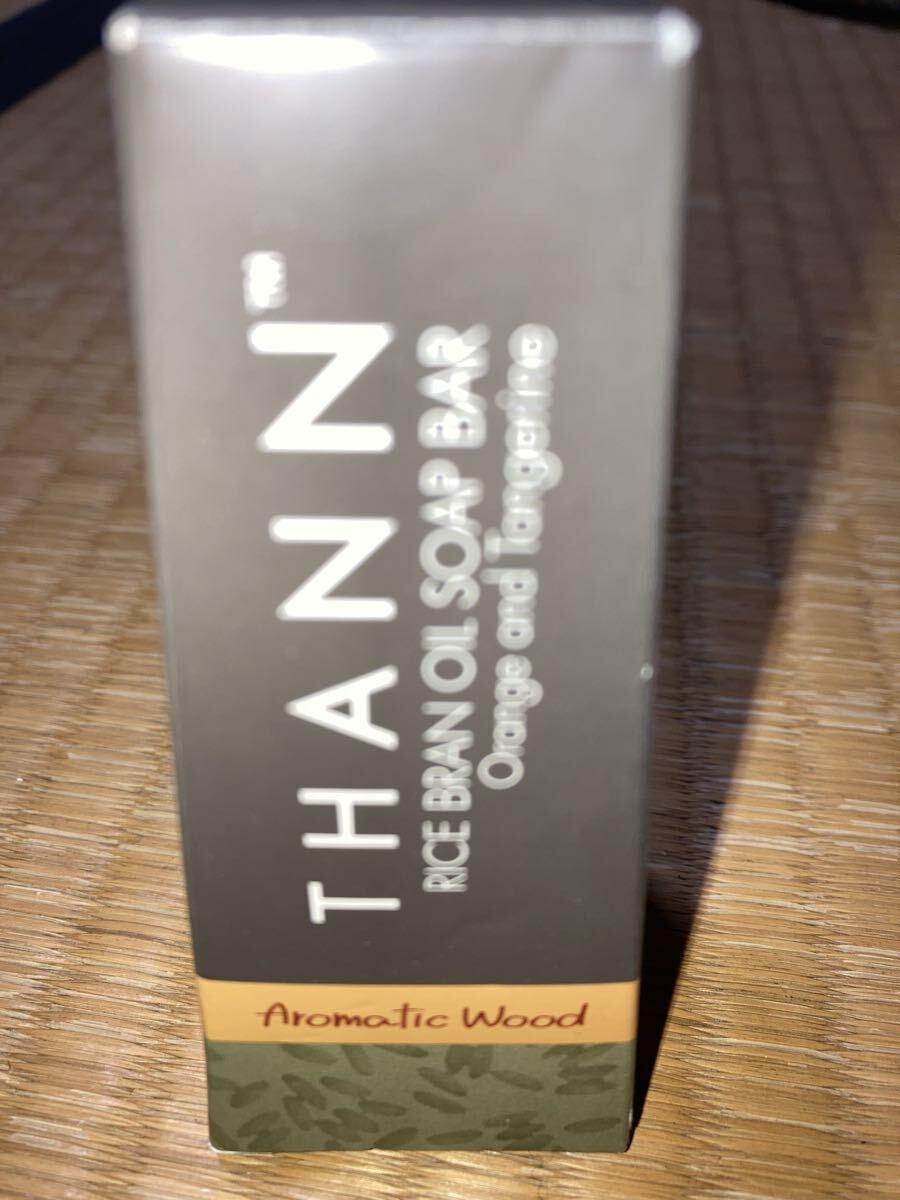 【THANN】タン ソープバー アロマティックウッド 石けん★RICE BRAN OIL SOAP BAR Orange and Tangerine拍卖