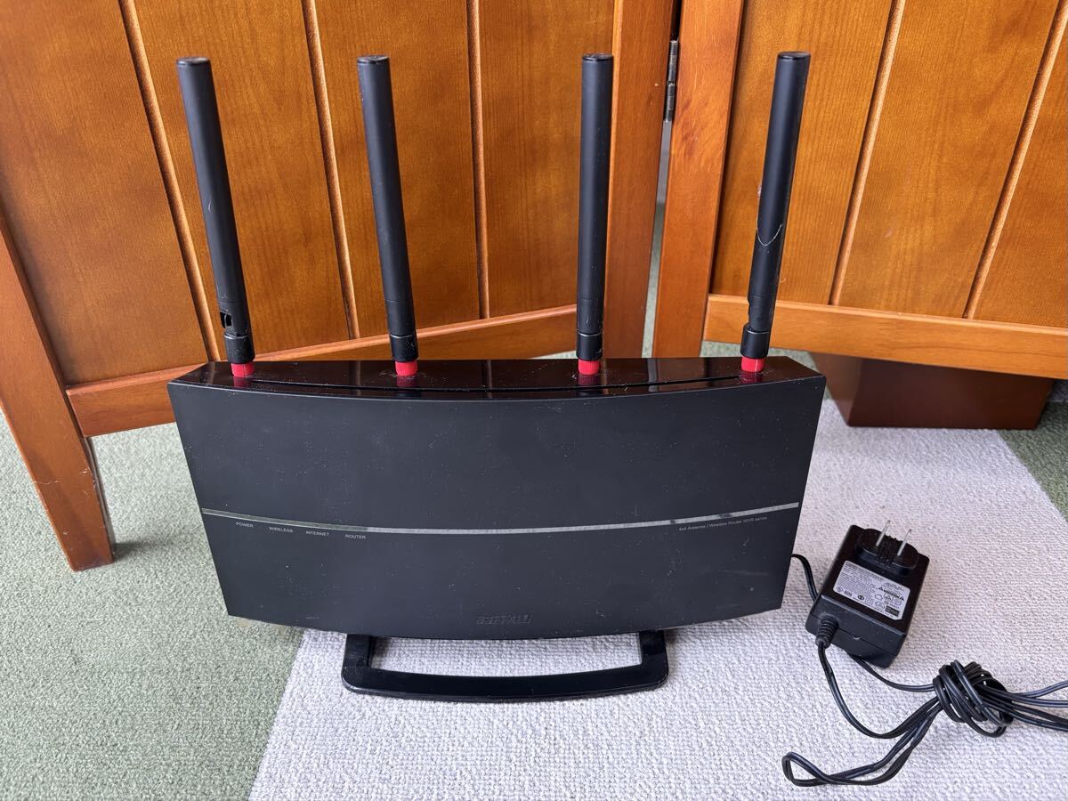 ◆1円スタート!美品◆ BUFFALO バッファロー 無線LANルーター Wi-Fi ルーター WXR-2533DHP2 ACアダプター付き 稼働品拍卖