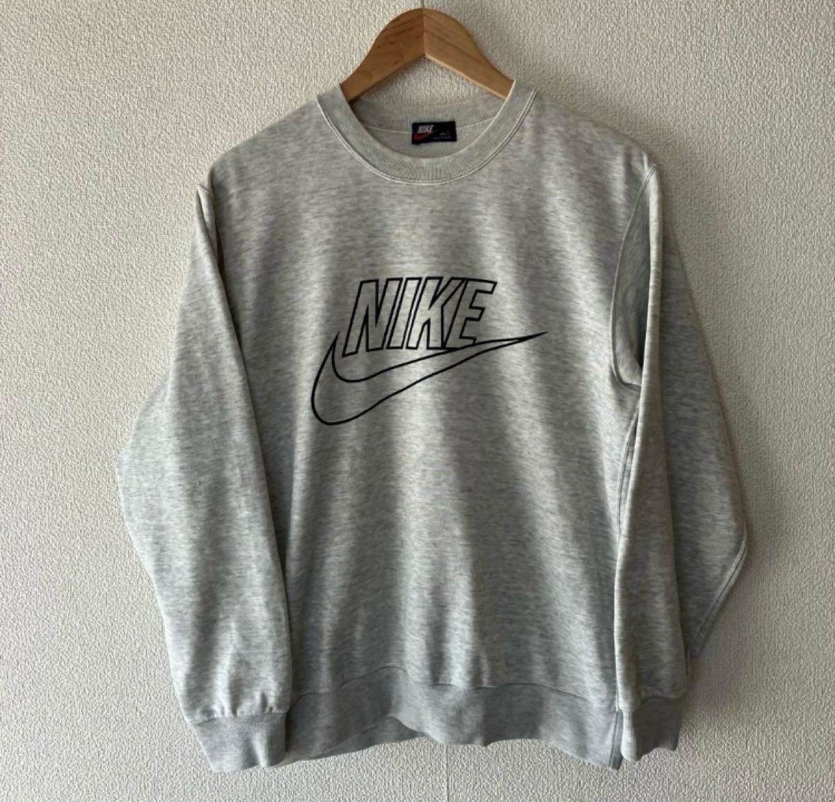 80s 日本製 NIKE 紺タグ スウェット Lサイズ ナイキ ビンテージ vintag トレーナー拍卖