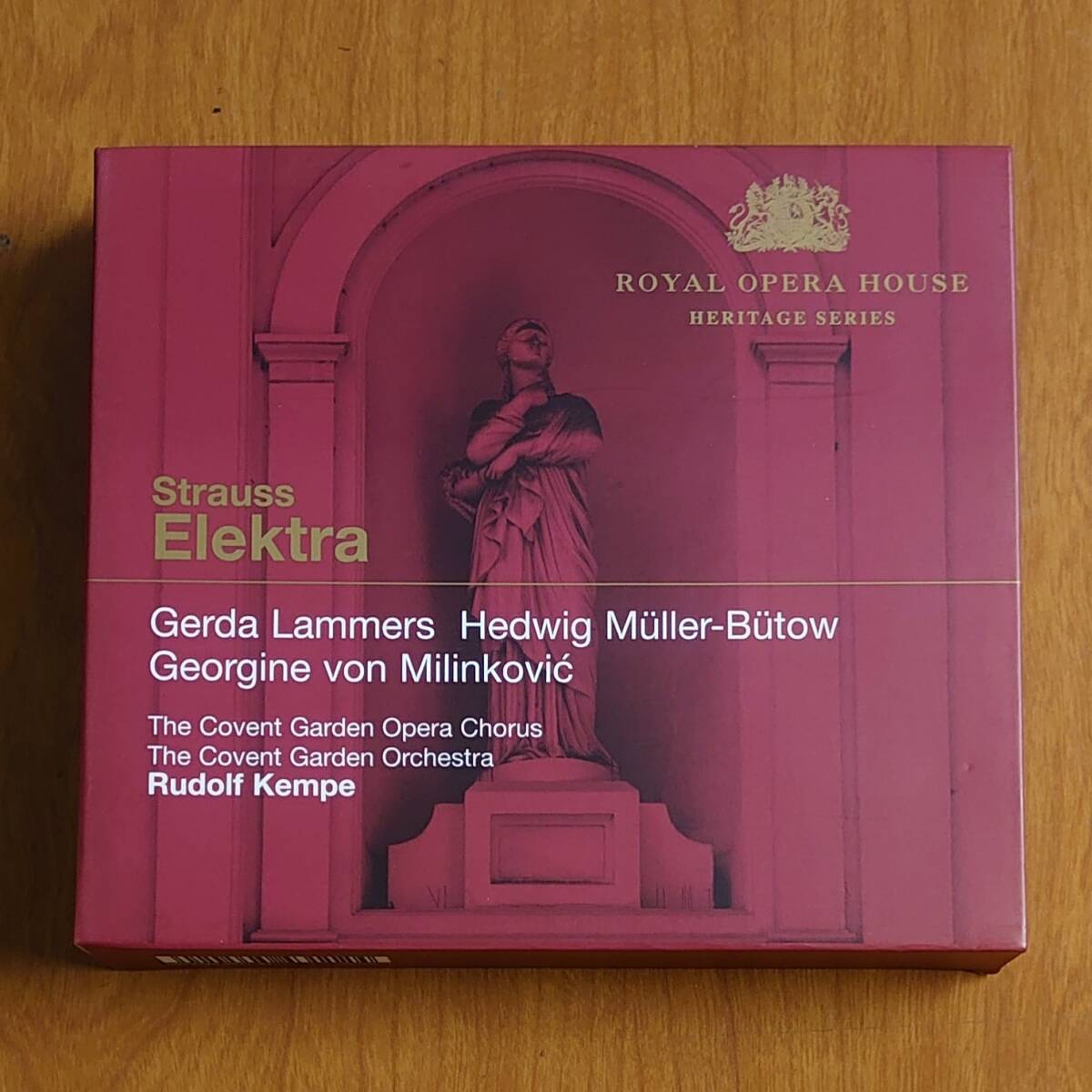 k51-08 R.シュトラウス 楽劇 エレクトラ 全曲 ケンペ コヴェントガーデン 2CD 輸入盤…オペラ Strauss Elektra Kempe拍卖