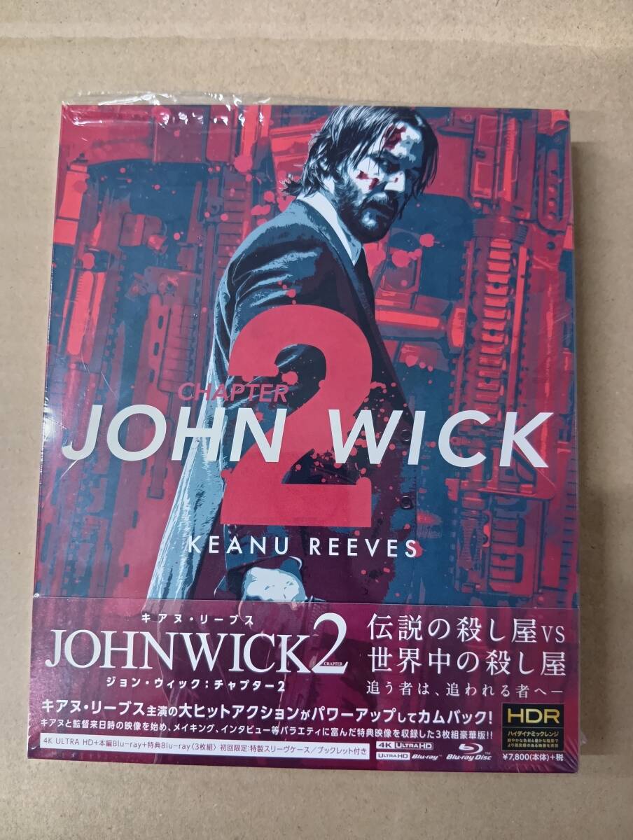 RS-8086【4K ULTRA HD+ Blu-ray 2枚】3枚組 / ジョン・ウィック:チャプター2 John Wick Chapter2 キアヌ・リーブス Keanu Reeves 初回限定拍卖