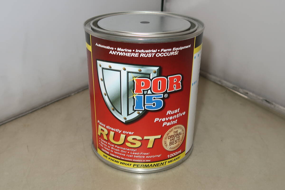 ★☆未使用 POR15 サビ止めコーティング塗料 ブラック 1000ml☆★拍卖