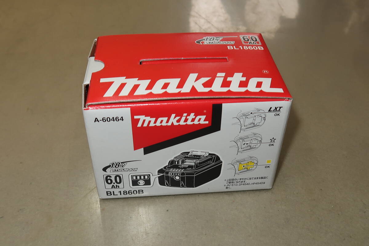★☆未使用 makita マキタ 純正 バッテリー BL1860B 18V 6.0Ah☆★拍卖