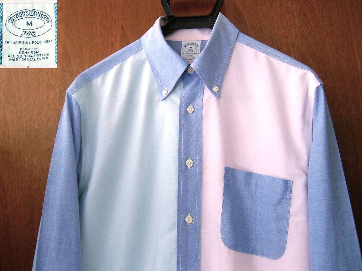 ブルックスブラザーズ BROOKSBROTHERS クレイジーパターン BDシャツ マルチカラー 長袖シャツ拍卖