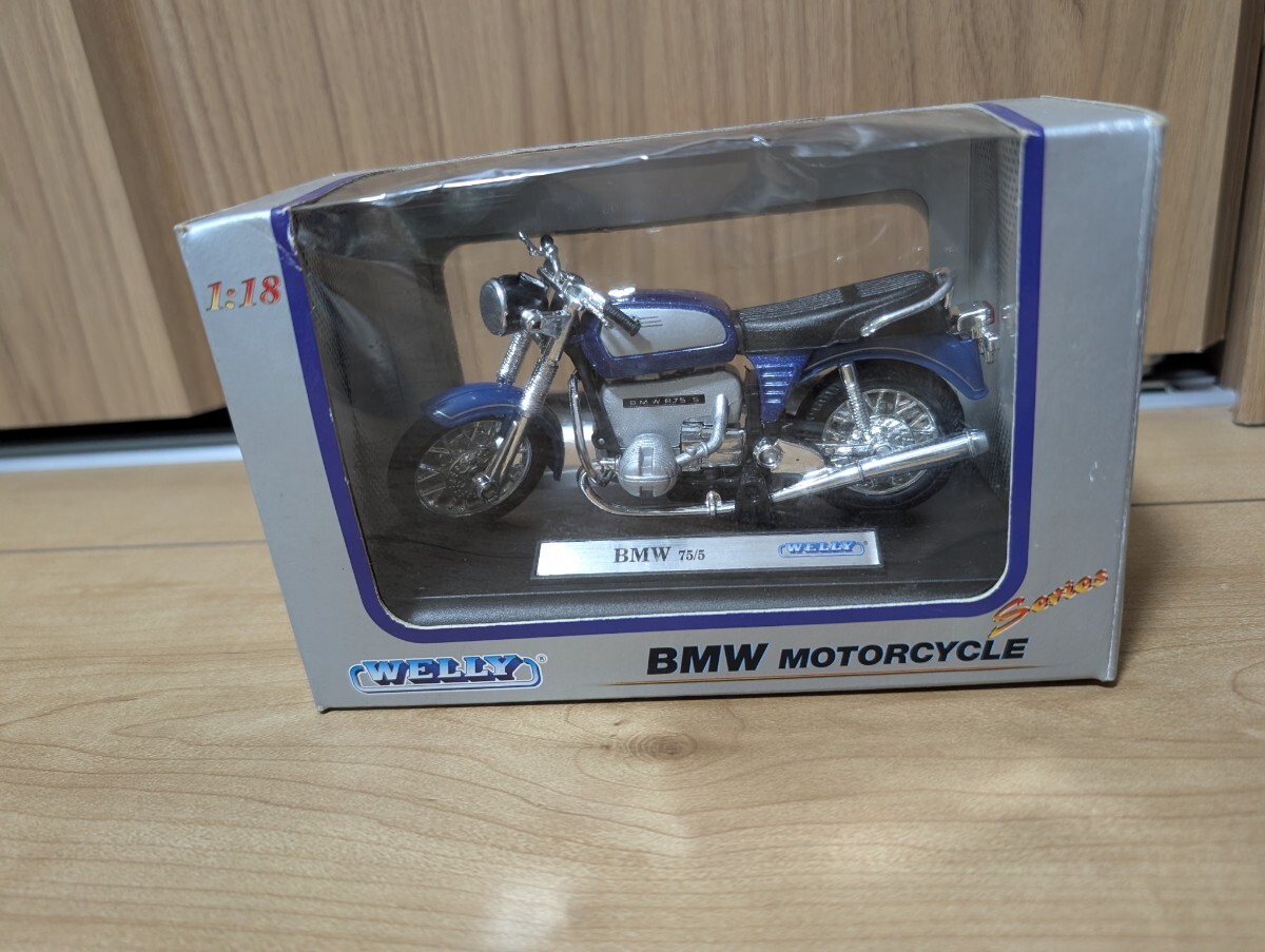 WELLY BMW 75/5 ダイキャストメタルモデル 1/18スケール オートバイ ミニカー バイク 未開封拍卖