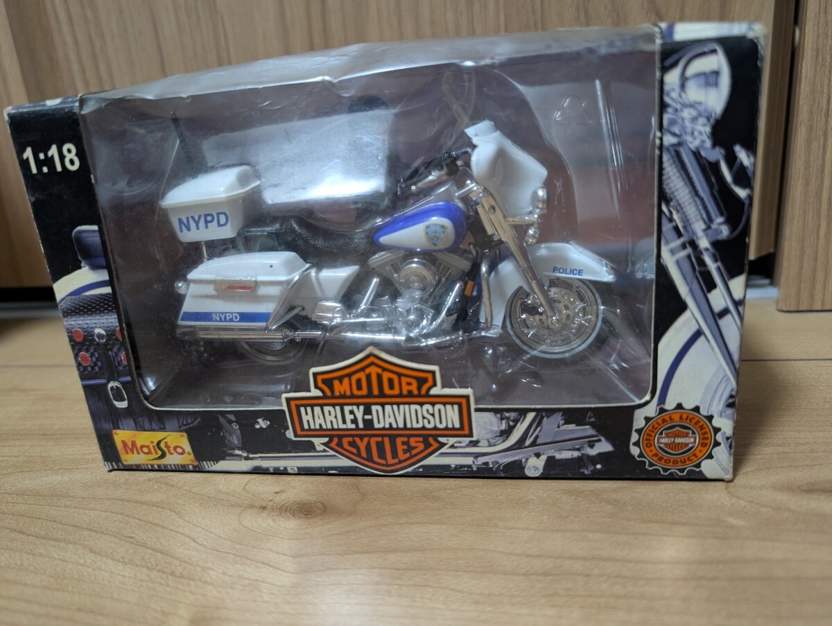 Maisto マイスト 1/18 ハーレーダビッドソン new york police department Harley-Davidson拍卖