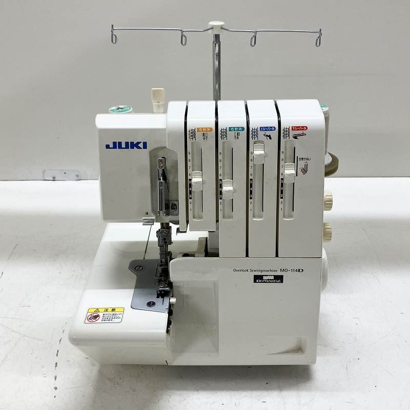 ◆ 【ジャンク品】 JUKI ジューキ ロックミシン Differential ハンドクラフト 手工芸 本体のみ MO-114D 現状品 7.2kg拍卖