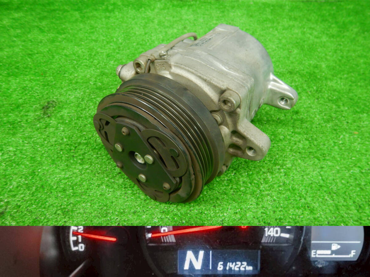 16A】【61422㎞】 エブリィ DA17V ACコンプレッサー 95201-64P10 CR06d 【508252】拍卖