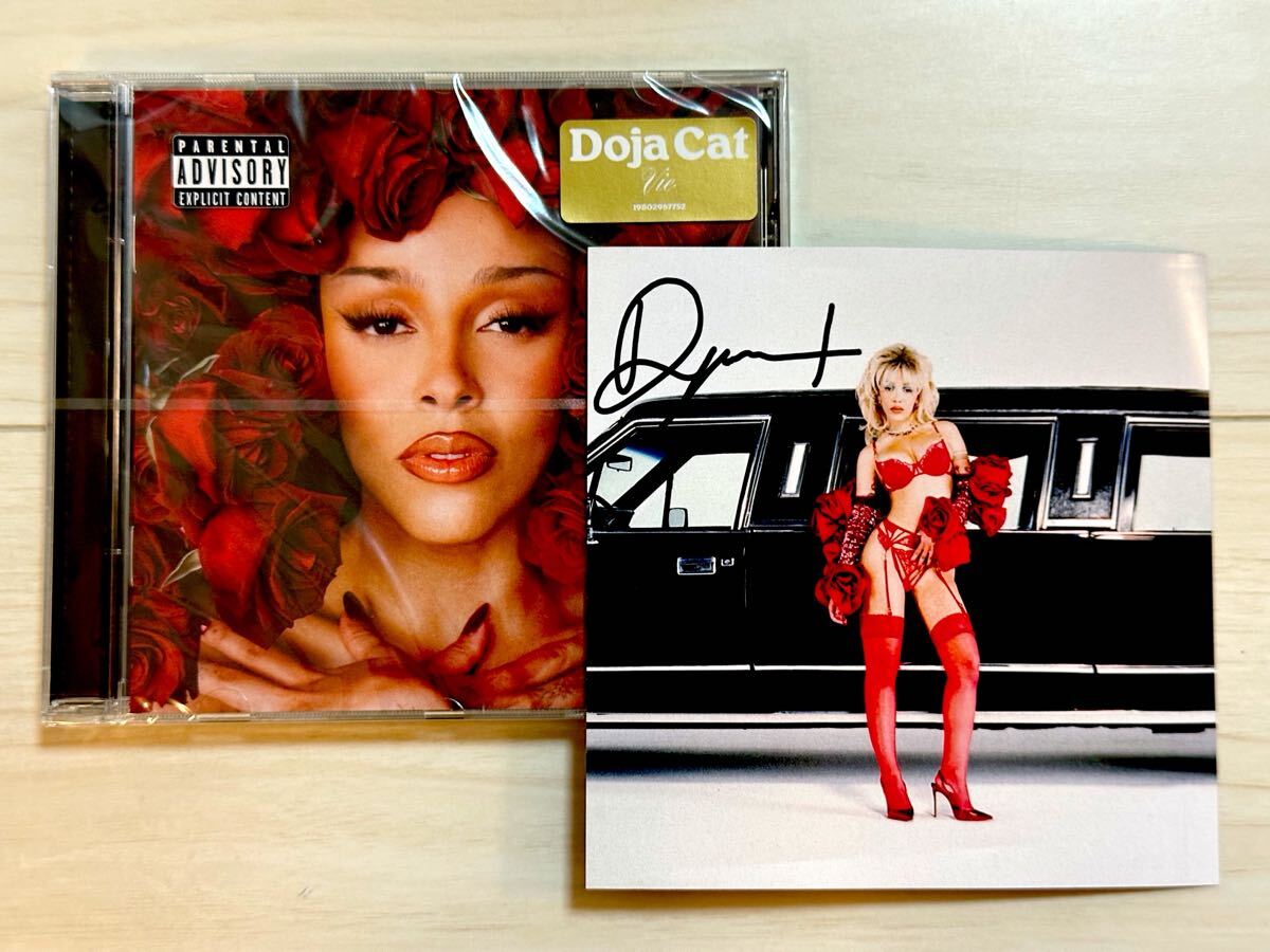 サイン入りアートカード付き ドージャキャット 「ヴィー」 CDアルバム 新品未開封 輸入盤 Doja Cat Vie拍卖