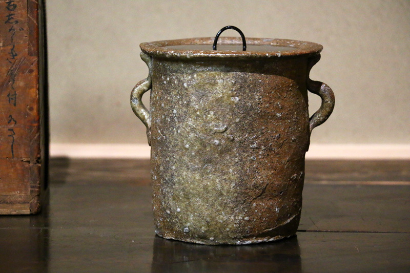 【IMADO】桃山時代|古信楽耳付水指 時代保証拍卖