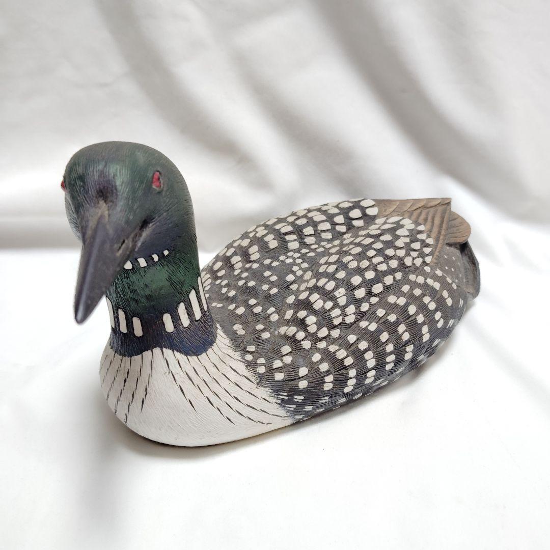 ルーンデコイ カナダ製 デコイ アビ J.B.Garton 置物拍卖