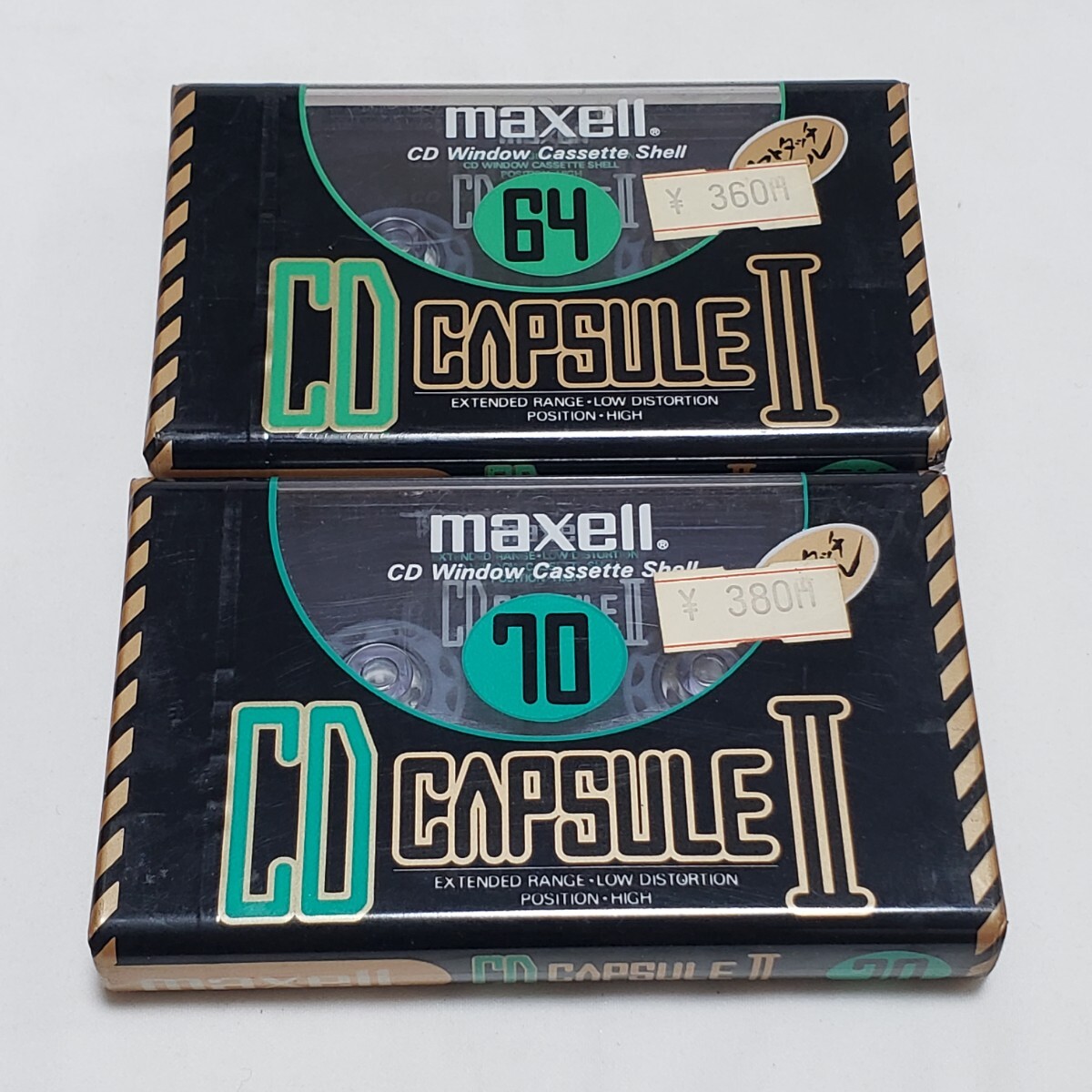 maxell CD CAPSULE II 64/70 カセットテープ ハイポジ デッドストック マクセル ハイポジション 新品未開封 未使用拍卖