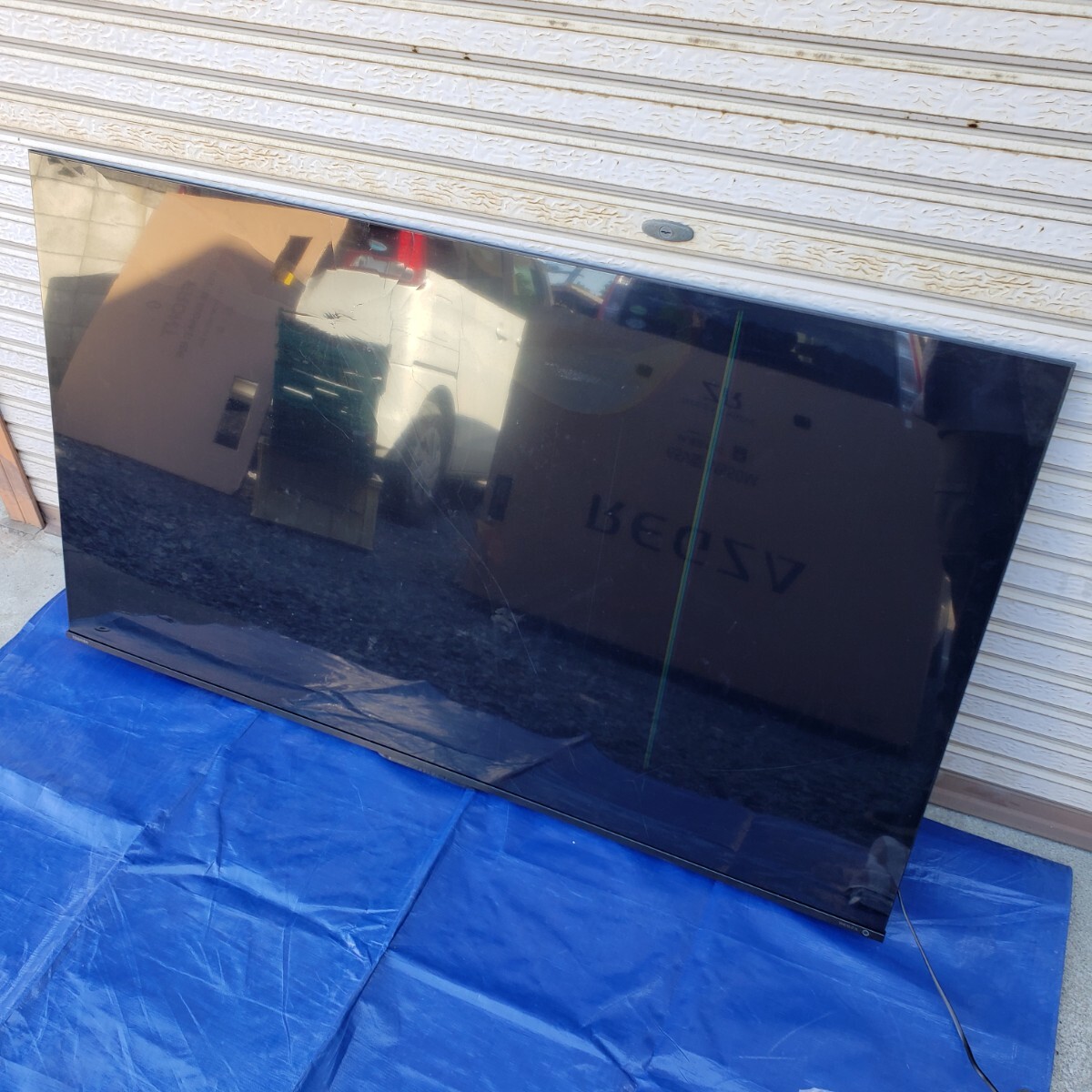東芝 REGZA 4K液晶テレビ 65型 M550K 画面割れ ジャンク品 リモコンあり 引き取り限定拍卖