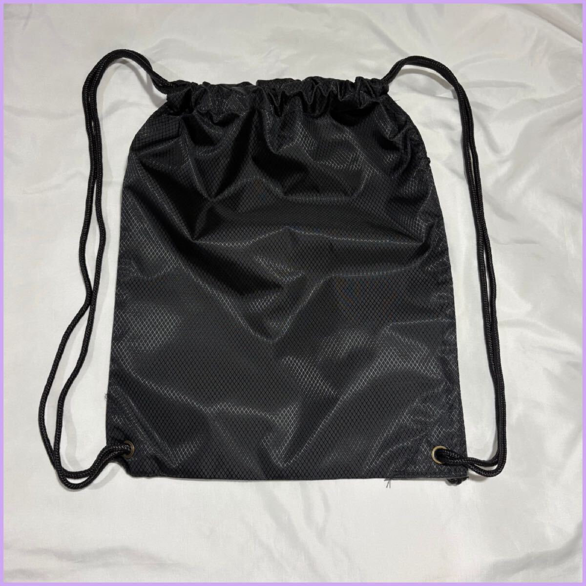 ナップサック y2k 黒 無地 スケーター ドロスト ノームコア スポーツバック ジムサック ヨガ ピラティス 部活 スキー 撥水拍卖
