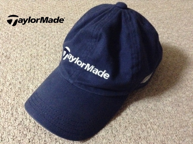 ★中古★テーラーメイド ゴルフ コットン 6パネル キャップ 帽子 紺 ネイビー 刺繍ロゴ オールド ヴィンテージ TaylorMade Eazy Bird拍卖