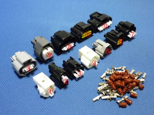 AE101 AE111 4AG 5バルブエンジン センサー カプラー コネクター イグニッションコイル 吸気温 VVT 水温 バキューム ISCV デスビ オルタ 3拍卖